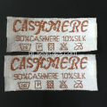 Etiquetas de mercadoria de preço mini selo de metal com corda